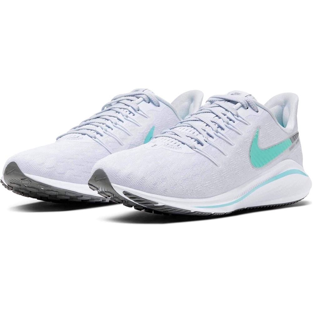Women’s Nike Air Zoom Vomero 14 Grey/Aurora Green-White Running Shoes